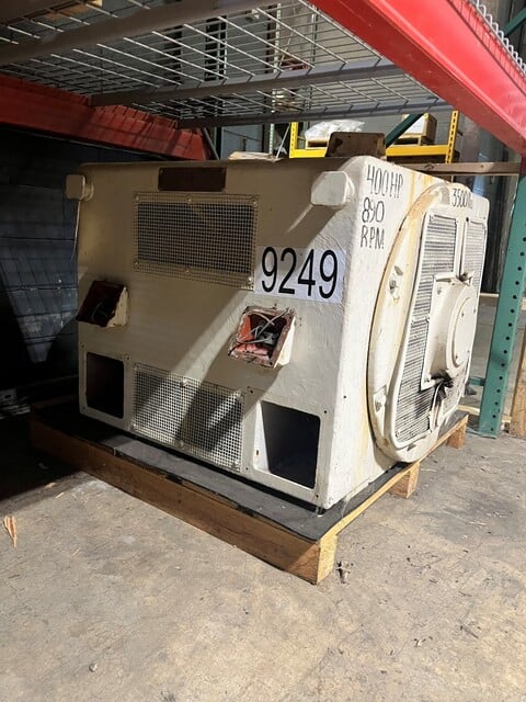 400 HP 900 RPM General Electric, Frame 8206Z, weather protected enclosure type 1, BB, 1.0 service factor, 96 - Image 2