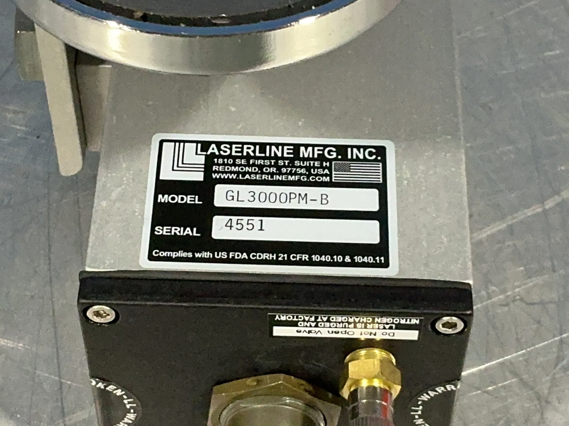 Laserline Manufacturing #GL3000PM-B, Guidance Alignment Green Laser, New (2 available) - Image 4