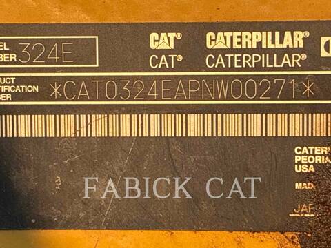 Caterpillar 324EL4-H, 9712 hours, S/N: PNW00271, 2012 - Image 6