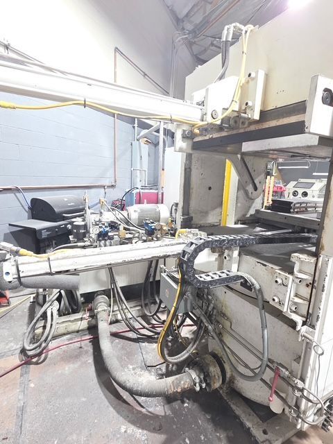 500 Ton, Accudyne #UPS/SS, heated platen compression molding press, 20 stroke, 20" DL, 2015 - Image 5