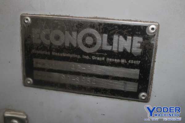 42" x 24" x 23" Econoline #42-24, blast cabinet, 17" x 11" side door openinbg, 22' x 10" sight window - Image 6