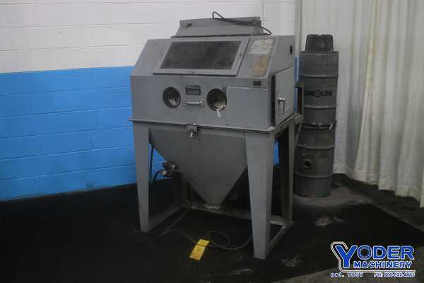 42" x 24" x 23" Econoline #42-24, blast cabinet, 17" x 11" side door openinbg, 22' x 10" sight window - Image 10