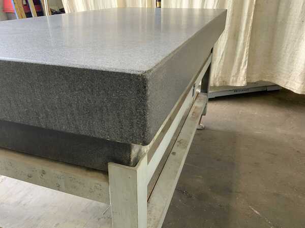 36" x 72" x 12" Pratt & Whitney, black granite surface plate with stand - Image 4
