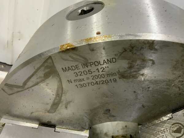 12" Bison #3205-12", 3-jaw chuck, brand new, 2019 - Image 3