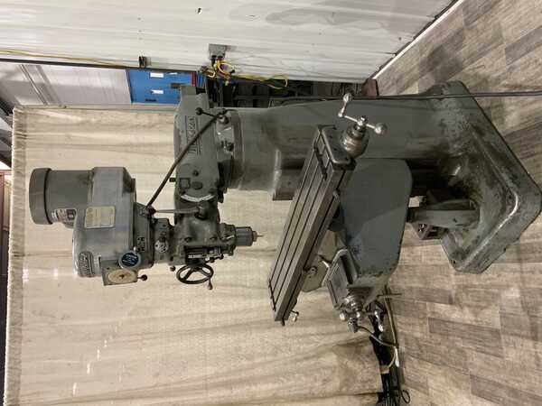 Bridgeport #Series-I, ram type vertical mill, 9" x42" table, 1.5 HP, 1 shot lube, R8 taper - Image 2