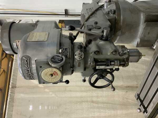 Bridgeport #Series-I, ram type vertical mill, 9" x42" table, 1.5 HP, 1 shot lube, R8 taper - Image 4