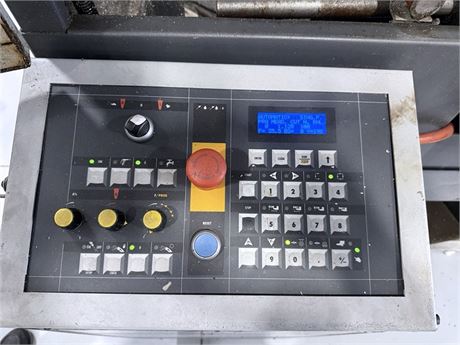 9" x 9" Hydmech #H-230A, horizontal band saw, 9' 8" x 1" blade, 50-350 SFM, 2200 lb., 240 V., 2013 - Image 6