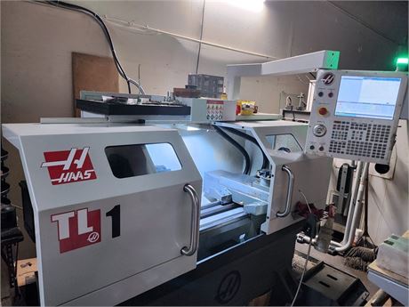 Haas #TL-1, CNC lathe, 20" swing, 11" cross slide, 8" chuck, 8" X, 30" Z, 10 HP, 1800 RPM, 8 turret, 2018 - Image 1