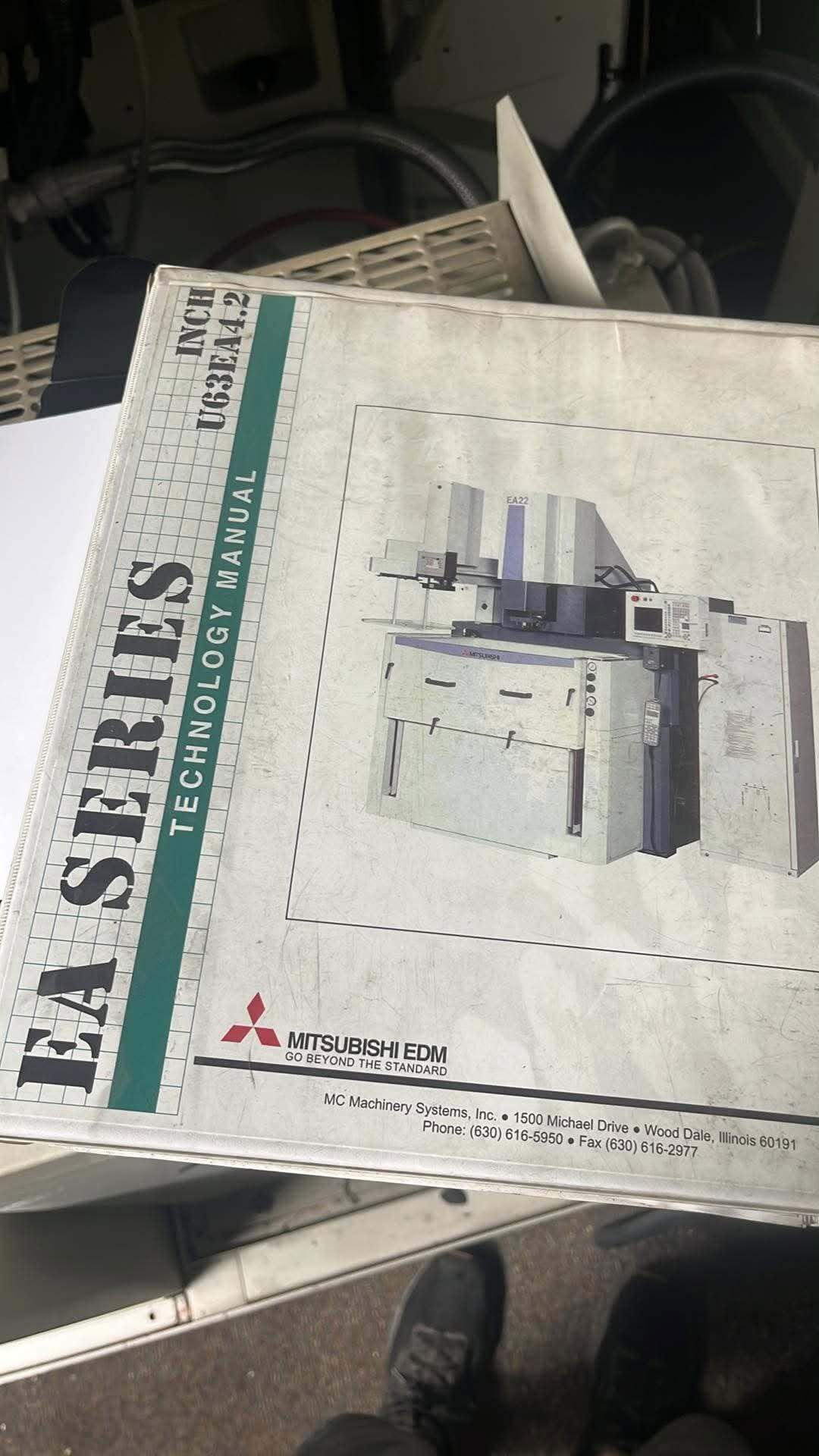 Mitsubishi #EA8, Ram Type Electrical Discharge Machine Sinker, C-Axis, electromagnetic chuck, tool changer - Image 5