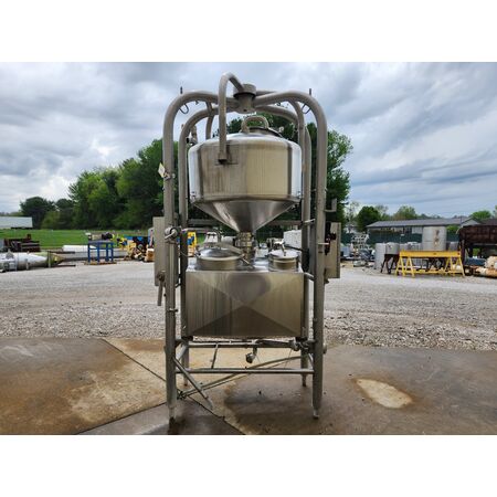 100 gallon Ladish #105RS88SS, Stainless Steel mix system w/ Admix Rotosolver, 150 gal mix tank, 5 HP, 3450 - Image 4