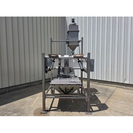 Flexicon, bulk bag station unloader frame w/ dust collection, 12" discharge, 1/2 HP fan, cartridge filter - Image 2