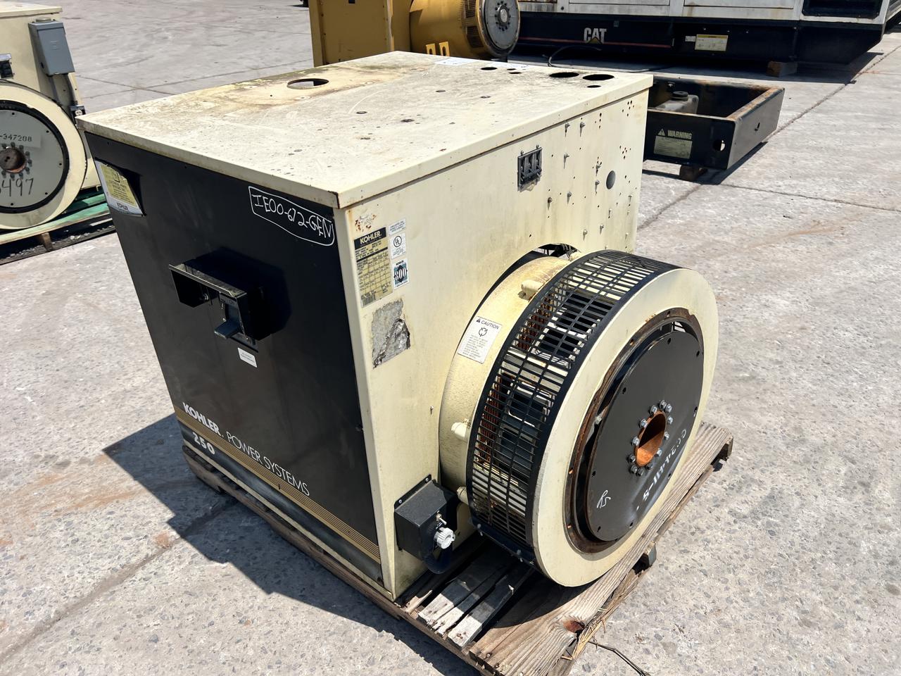 250 KW, 1800 RPM, Kohler #250REOZJD, Generator End, 277/480 Volts, 12 wire, circuit breaker, 3PH, 300 hours - Image 2