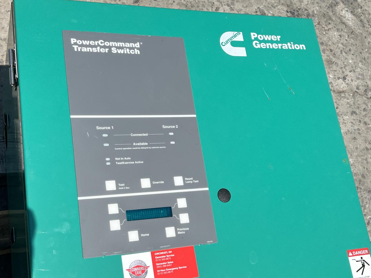 300 Amp. Cummins/Onan #OTPCC-1619634, Automatic Transfer Switch, 480 Volts, 4 pole, NEMA 1 enclosure, 3PH - Image 5
