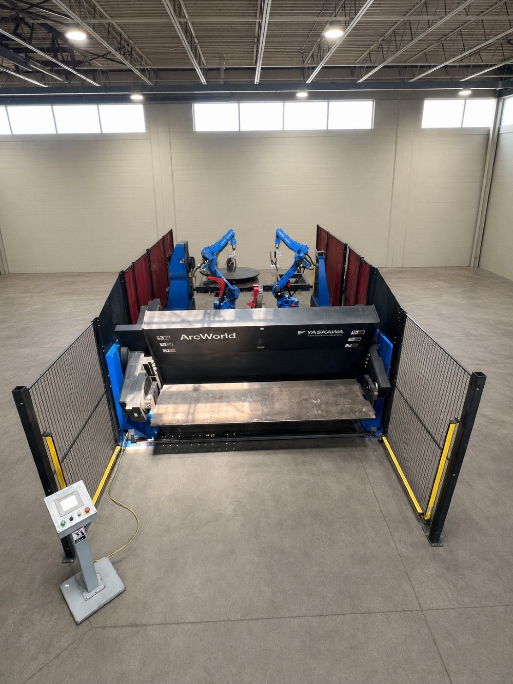 Yaskawa Motoman, MA1400, robots, DX100 controller, Fronius welders, ArcWorld trunnion positioner, 2011, (2 - Image 1