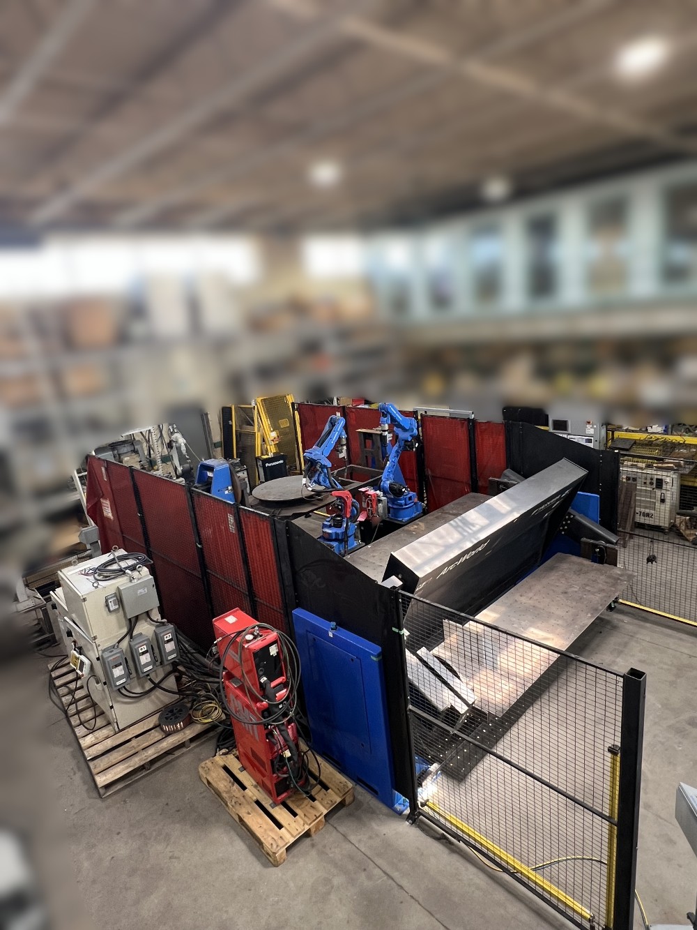 Yaskawa Motoman, MA1400, robots, DX100 controller, Fronius welders, ArcWorld trunnion positioner, 2011, (2 - Image 3
