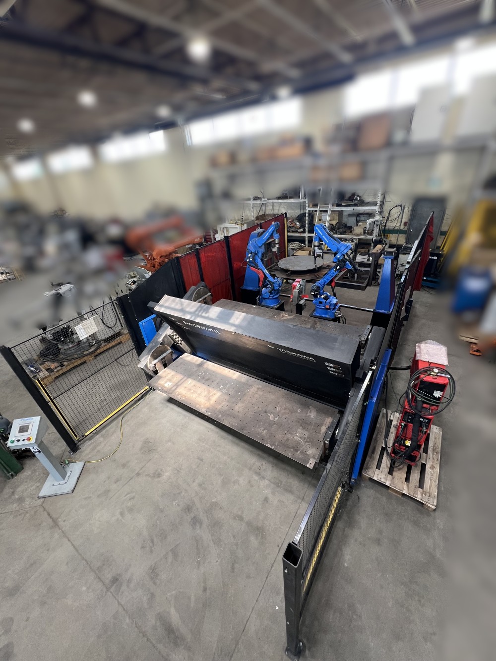 Yaskawa Motoman, MA1400, robots, DX100 controller, Fronius welders, ArcWorld trunnion positioner, 2011, (2 - Image 4