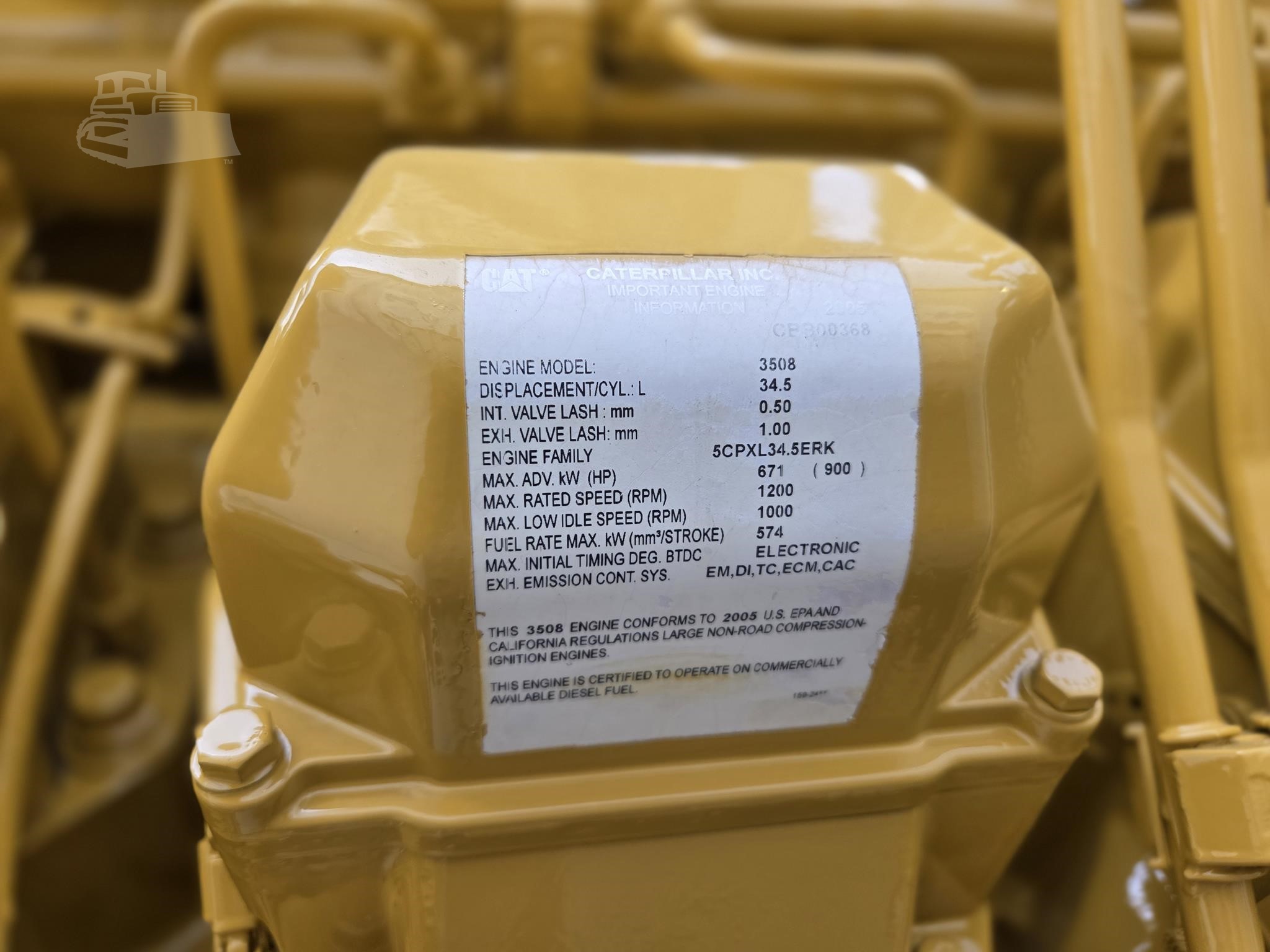 900 HP Caterpillar #3508, power unit, 10097 hours - Image 9