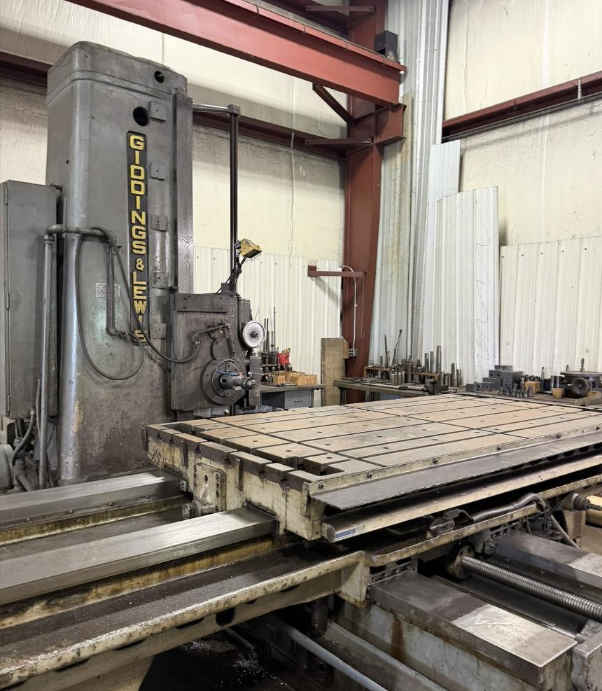 4" Giddings & Lewis #340-T, horizontal boring mill - Image 10