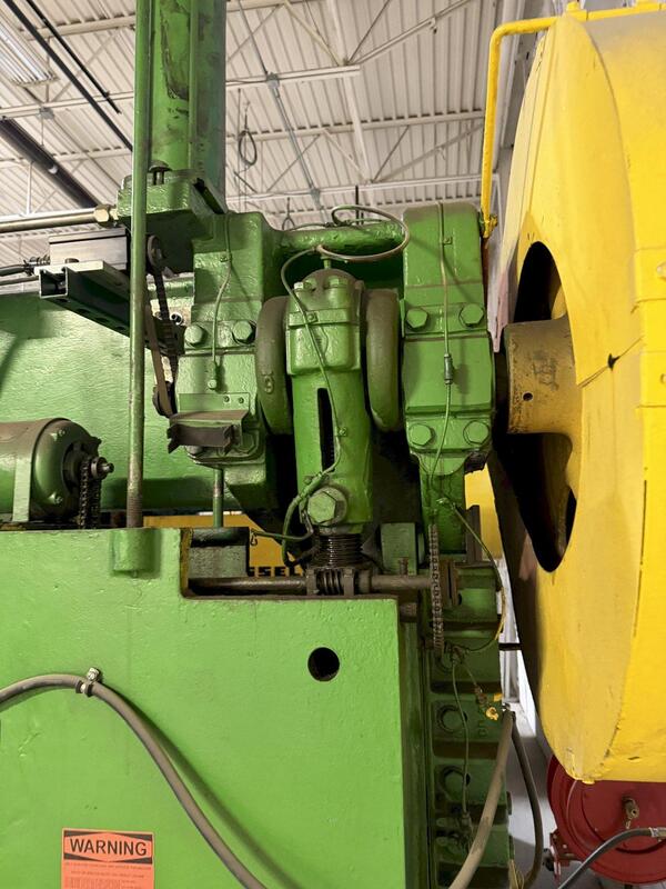 100 Ton, Rousselle #10B80, straight side double crank press - Image 3