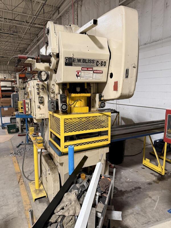 60 Ton, Bliss #C-60, OBI press (2 available) - Image 1