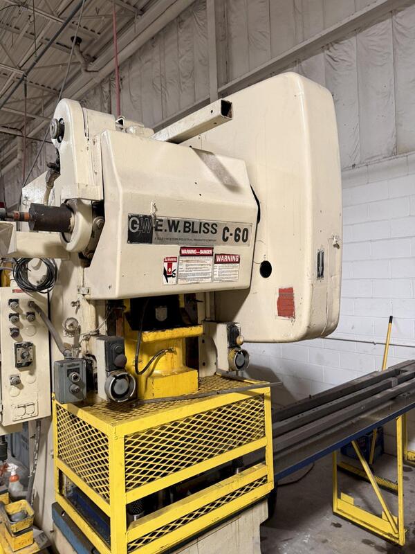60 Ton, Bliss #C-60, OBI press (2 available) - Image 2