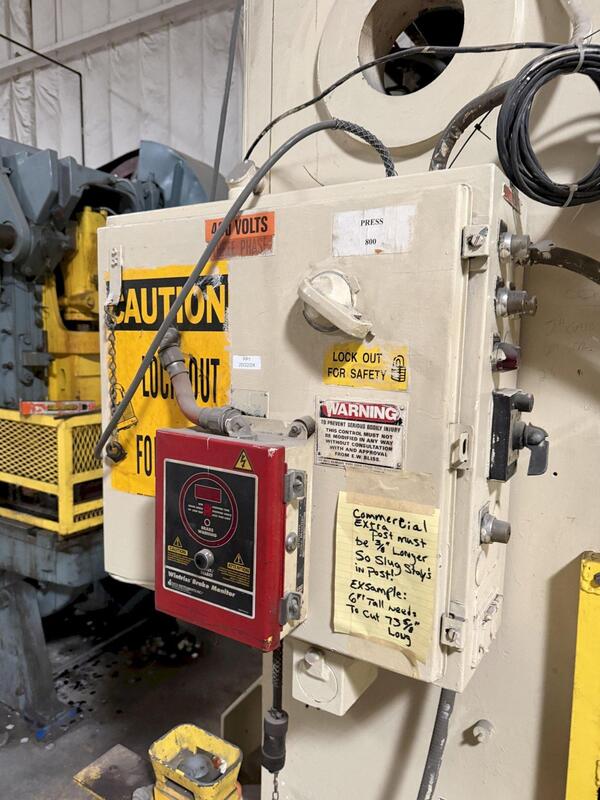 60 Ton, Bliss #C-60, OBI press (2 available) - Image 3