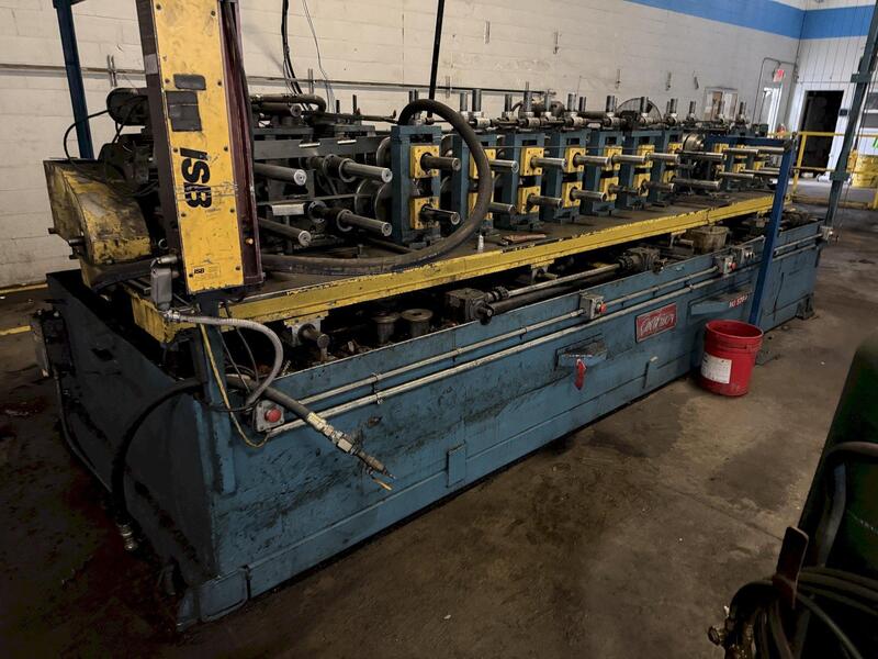 12 Stand, Ardcor #F-10, rollformer, 2.5" arbor, 12" rollspace, stud mill/rollforming line - Image 6