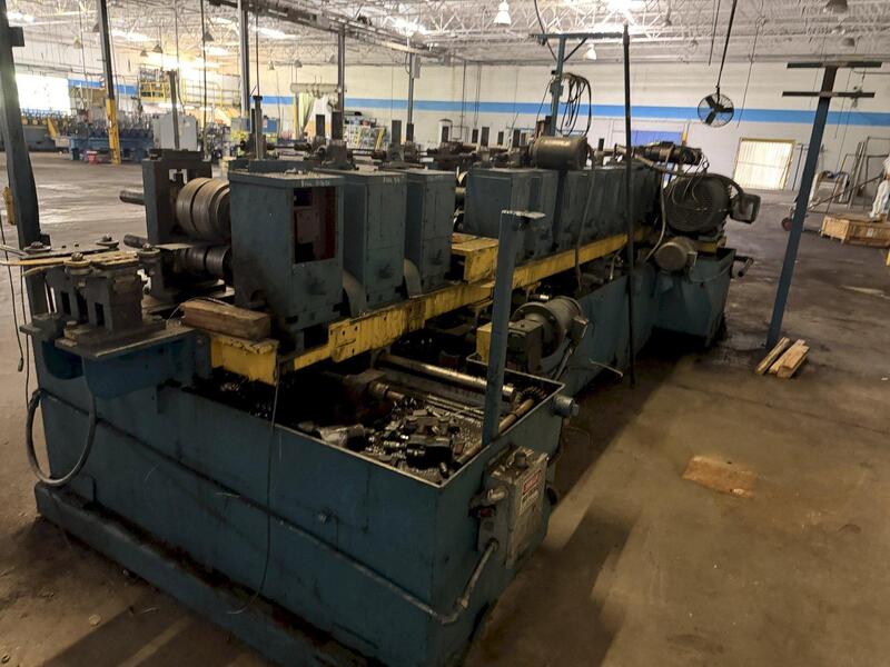 12 Stand, Ardcor #F-10, rollformer, 2.5" arbor, 12" rollspace, stud mill/rollforming line - Image 10