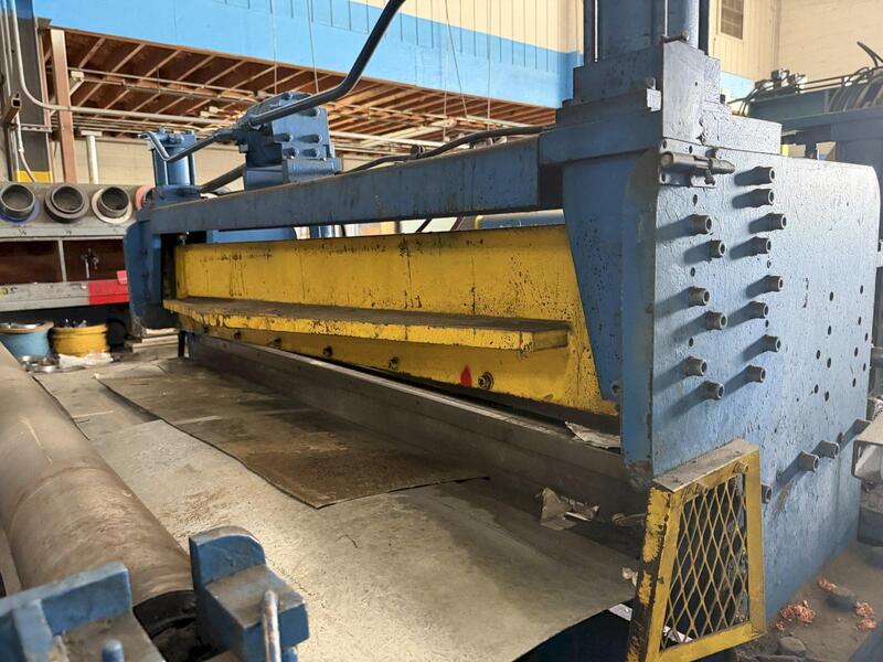 .25" x 72" Wean-United, hydraulic crop shear w/ peeler table - Image 5