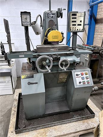 6" x 18" Harig #618W, surface grinder, 20" X, 6.75" Y, 12" Z, 7" wheel, 3450 RPM, Harig AutoStep III, Walker - Image 1