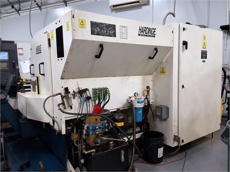 Hardinge #Quest-8/51, CNC lathe, 20.4" swing, 8" chuck, 2" bar, 14" diameter x 24" length, 4200 RPM, 20 HP - Image 4