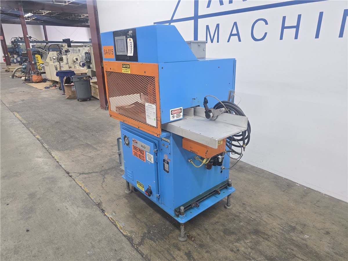 6" RDN Intellicut #3618, traveling chop saw, 12" blade, 3" H x 6" width capacity, 3 HP, 3450 RPM, 24" table - Image 2