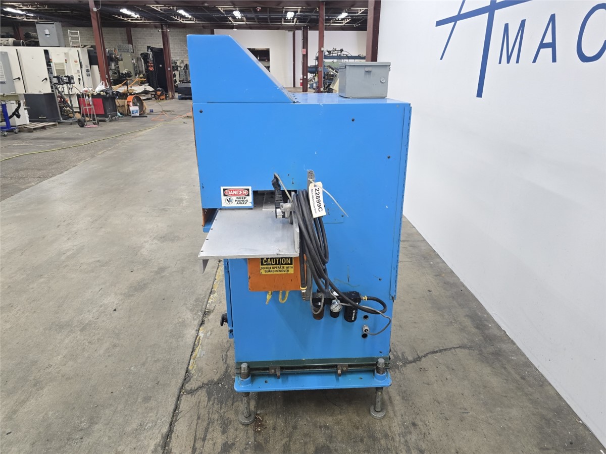 6" RDN Intellicut #3618, traveling chop saw, 12" blade, 3" H x 6" width capacity, 3 HP, 3450 RPM, 24" table - Image 6
