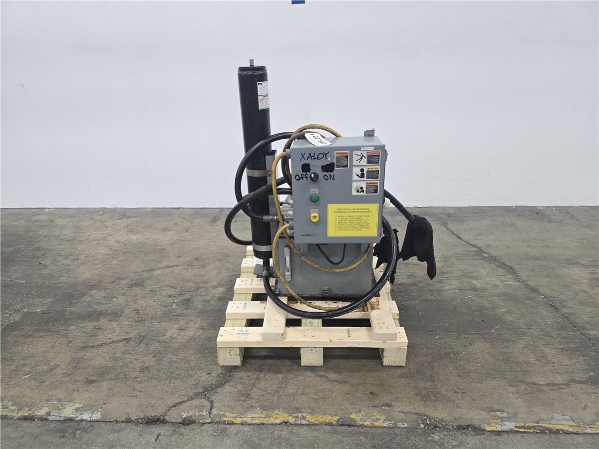 2 HP Xaloy, hydraulic power unit, Parker 366 cu. in. piston accumulator, 4,000 PSI, 1,200 PSI precharge, 1755 - Image 1