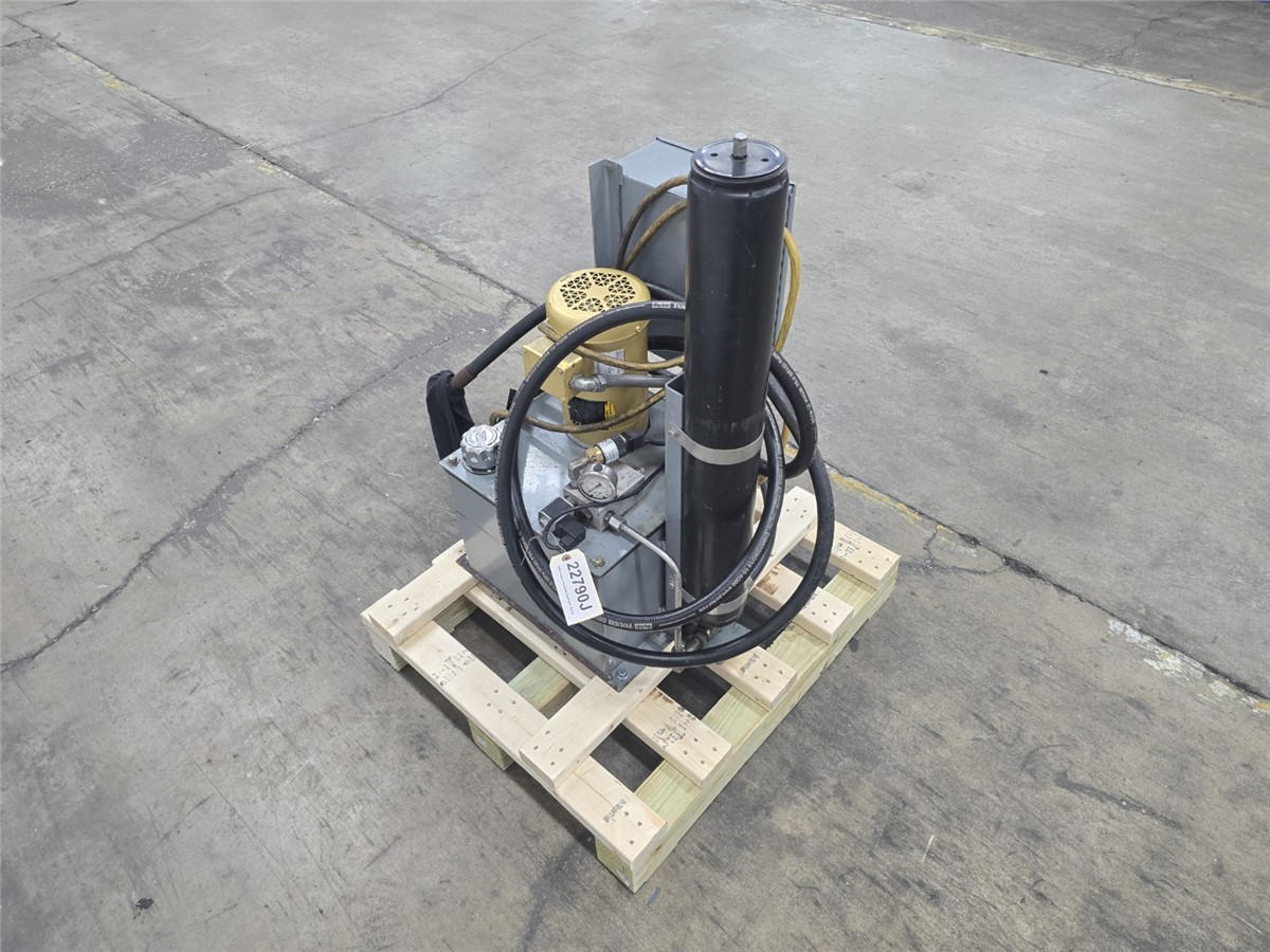2 HP Xaloy, hydraulic power unit, Parker 366 cu. in. piston accumulator, 4,000 PSI, 1,200 PSI precharge, 1755 - Image 10
