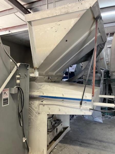 Vecoplan #RG-52, single shaft shredder, 52" x 58" open, 60 HP, 15" diameter rotor, 120-140 RPM, (74) - Image 3