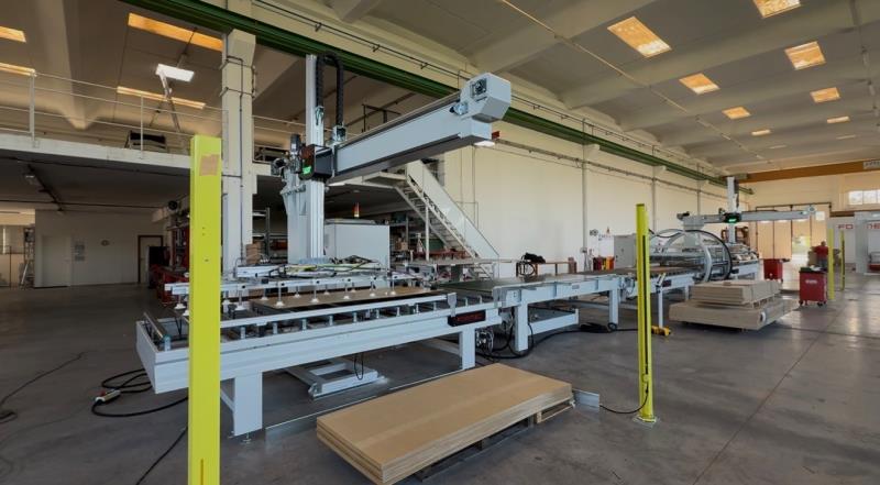 Formec #Fast, panel feeder / stacker, 118" x 51" x 2" max. panel, 47-1/4" stack height, 65 FPM, 157" roller - Image 5