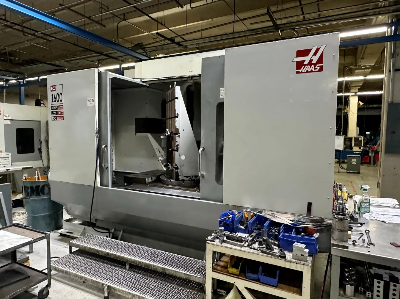 Haas #EC-1600-4AX, CNC Horizontal Machining Center, 64" X, 50" Y, 32" Z, 36" x 36" pallet, 30 HP, 7500 RPM - Image 1