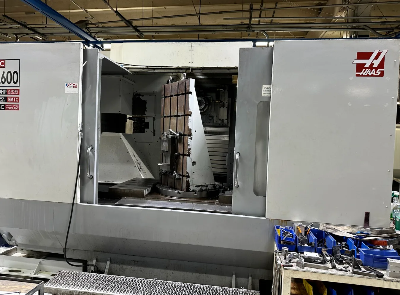 Haas #EC-1600-4AX, CNC Horizontal Machining Center, 64" X, 50" Y, 32" Z, 36" x 36" pallet, 30 HP, 7500 RPM - Image 2