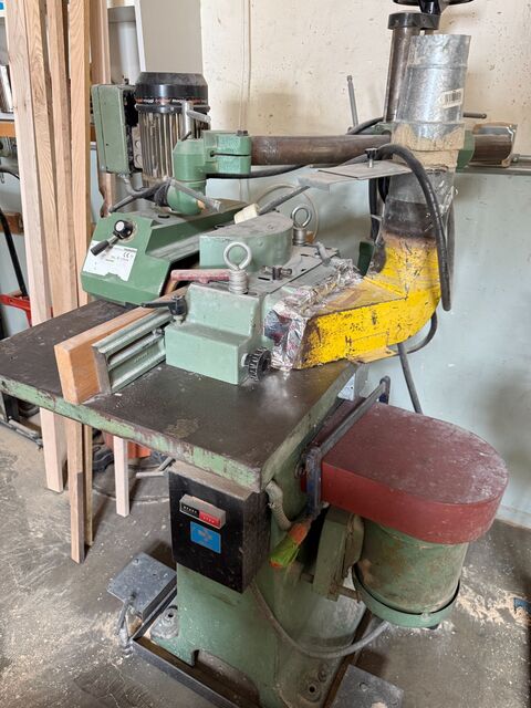 Northfield, Heavy-Duty Single Spindle Shaper, 1 HP feeder, Maggi Steff 2048 power feeder, 8 forward/reverse - Image 1