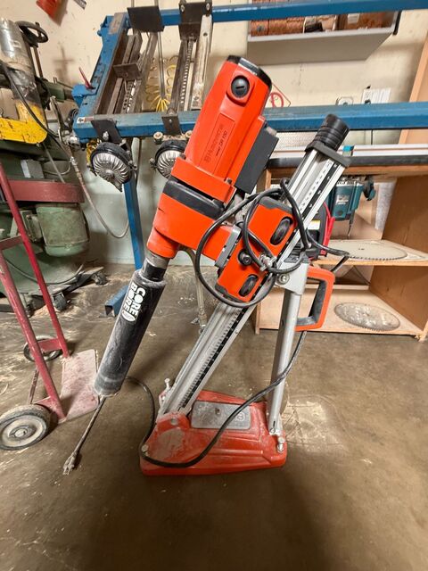 Husqvarna #DMS-180, Diamond Core Drilling Rig, 2.4 HP, 6" max. core diameter - Image 4