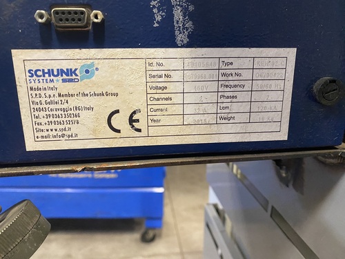 19.7" x 31.5" Schunk #KEH02C, Magnetic Table, from Haas VF3, 460 V., 500 X 800, 2015 - Image 5