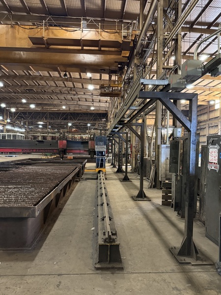 Koike Aronson #VGM-5000, CNC Plasma Gantry Plate Cutting Machine, two 25' x 17' tables, 2" thick max, 2012 - Image 2