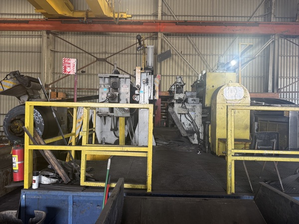60" x .25" Paxson, Slitting Line, 48,000 Lb, 20-28" ID, 72" outside dimension, 60k psi, 150 HP, 386 FPM - Image 2