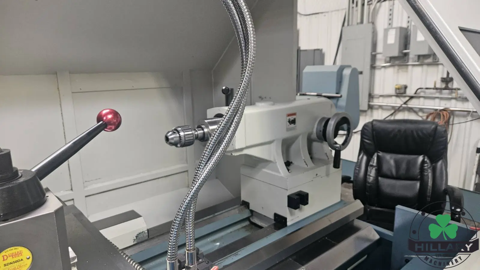 Trak #TRL-3060RX, CNC lathe, 33" swing, 6.3" bar, 60" centers, Chip Conv., tailstock, tooling, ProtoTrak - Image 2