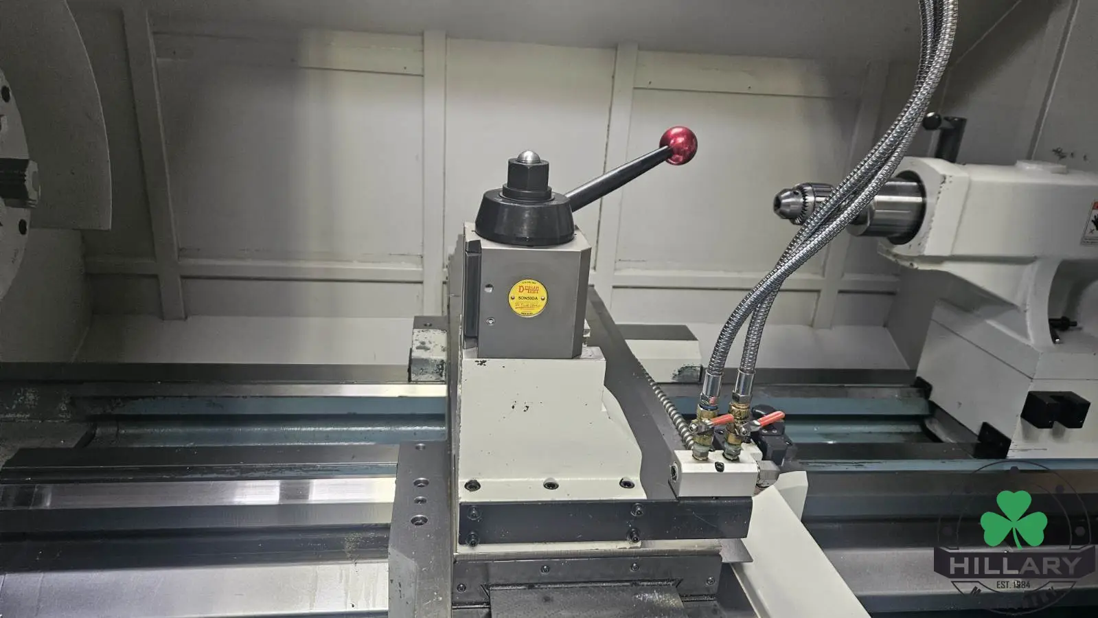 Trak #TRL-3060RX, CNC lathe, 33" swing, 6.3" bar, 60" centers, Chip Conv., tailstock, tooling, ProtoTrak - Image 3