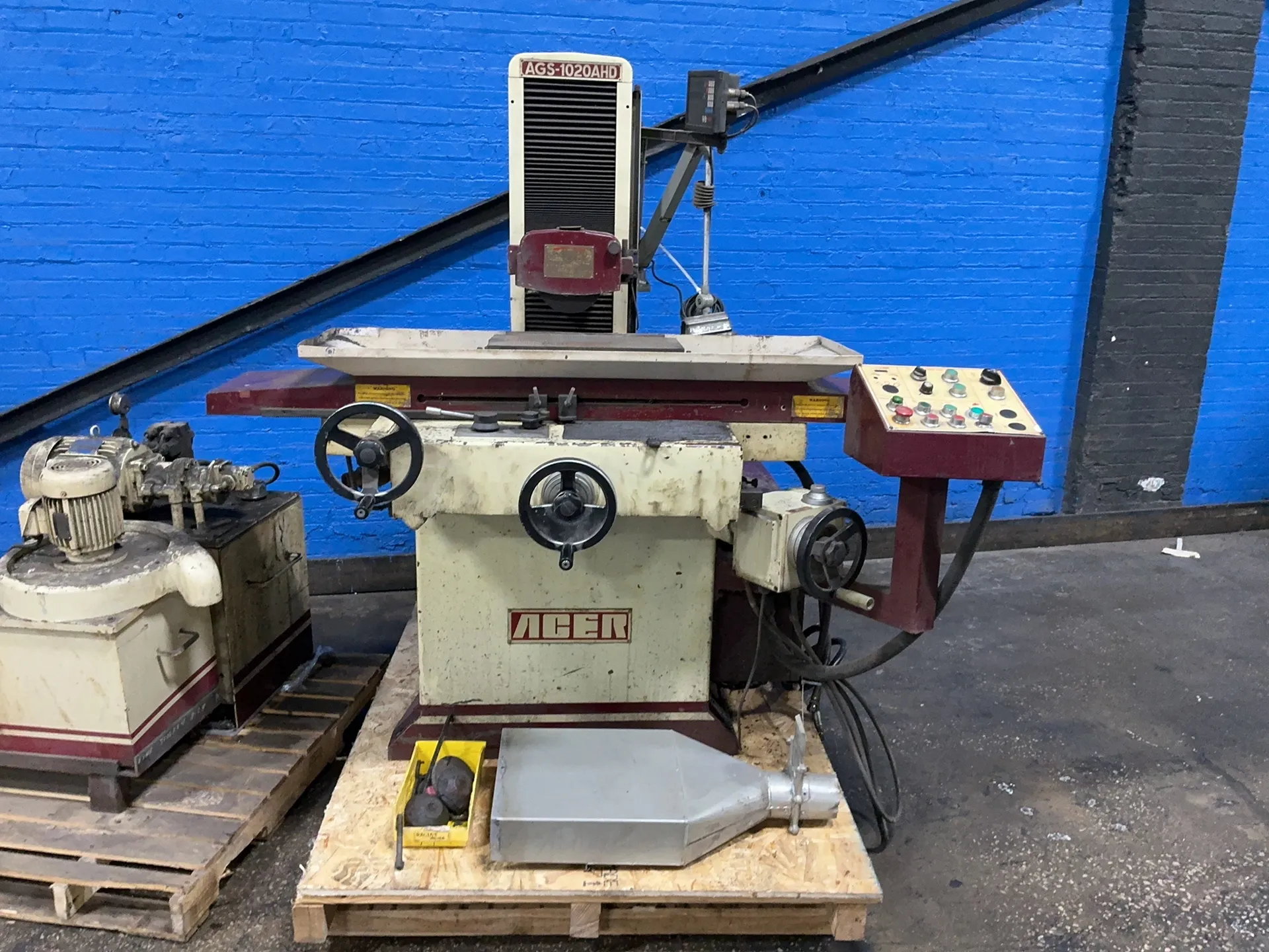 8" x 18" Acer #AGS-1020AHD, surface grinder, 2 HP, 945/1135 RPM, 230/460 V., 3PH, 1997 - Image 4
