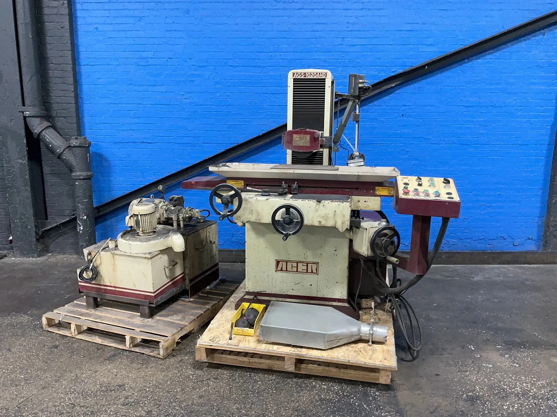 8" x 18" Acer #AGS-1020AHD, surface grinder, 2 HP, 945/1135 RPM, 230/460 V., 3PH, 1997 - Image 5