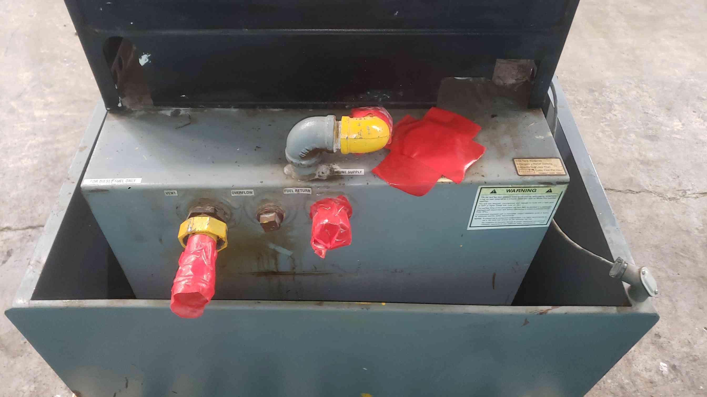 50 Gallon Tramont, TRS-50, Diesel Generator Fuel Day Tank, System 2000 ECM Control - Image 7