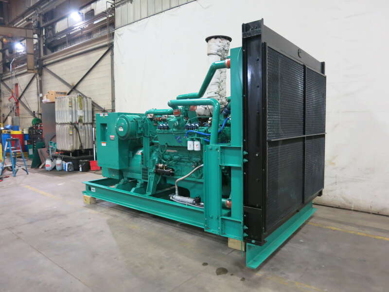 500 KW Cummins #GTA28, Natural gas generator set, 277/480 Volts, 496 hours, 770 HP @ 1800 RPM, weather - Image 3